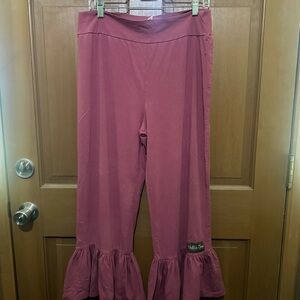 Women’s Matilda Jane Ruffle Hem Pants in Pink